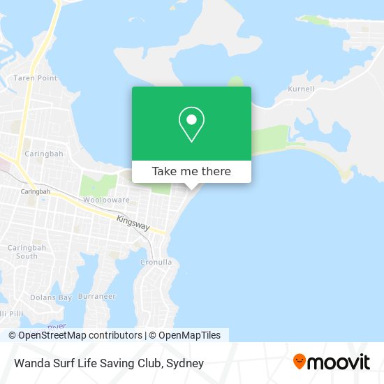 Wanda Surf Life Saving Club map