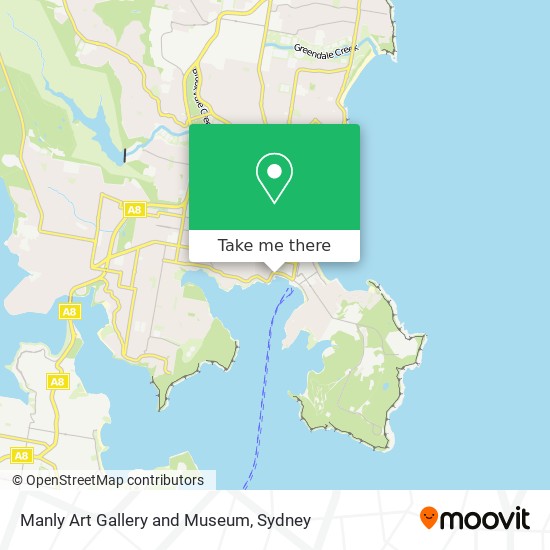 Manly Art Gallery and Museum map