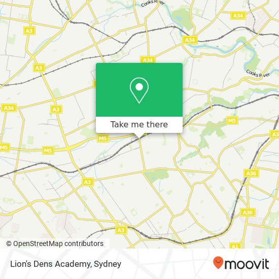 Lion's Dens Academy map