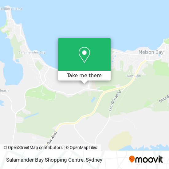 Mapa Salamander Bay Shopping Centre