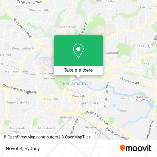 Mapa Novotel