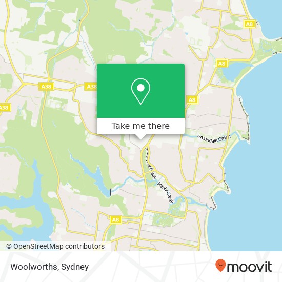 Woolworths map