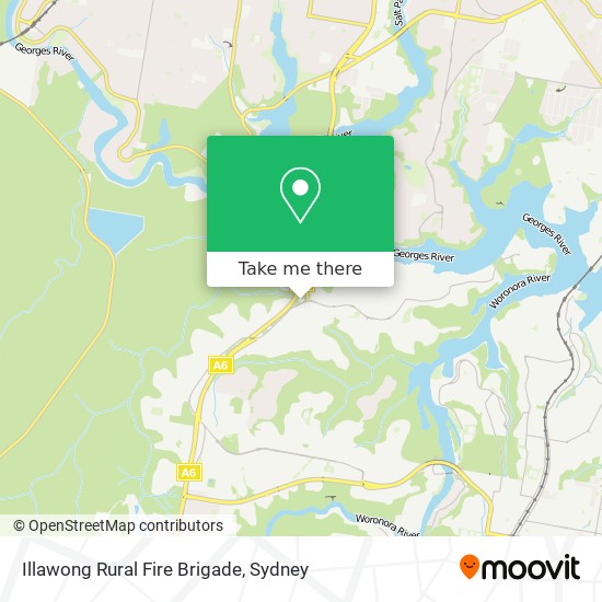 Mapa Illawong Rural Fire Brigade