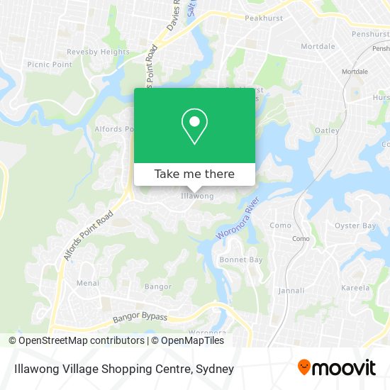 Illawong Village Shopping Centre map