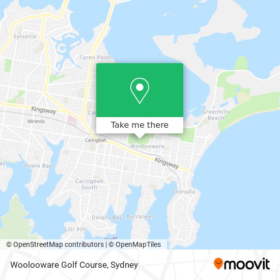 Woolooware Golf Course map