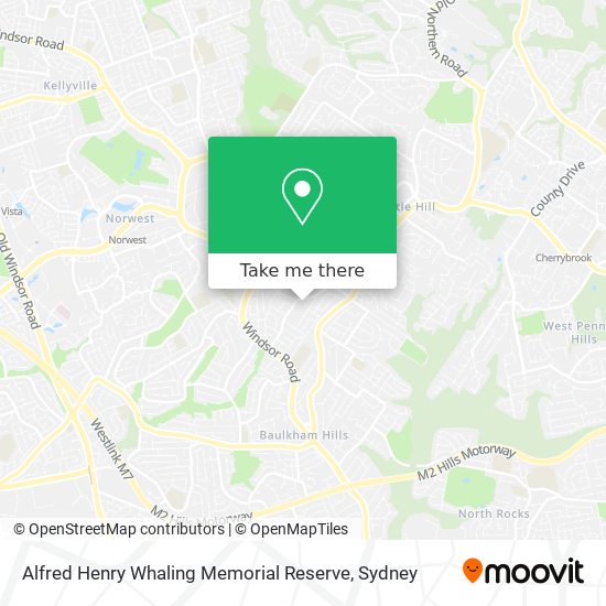Alfred Henry Whaling Memorial Reserve map