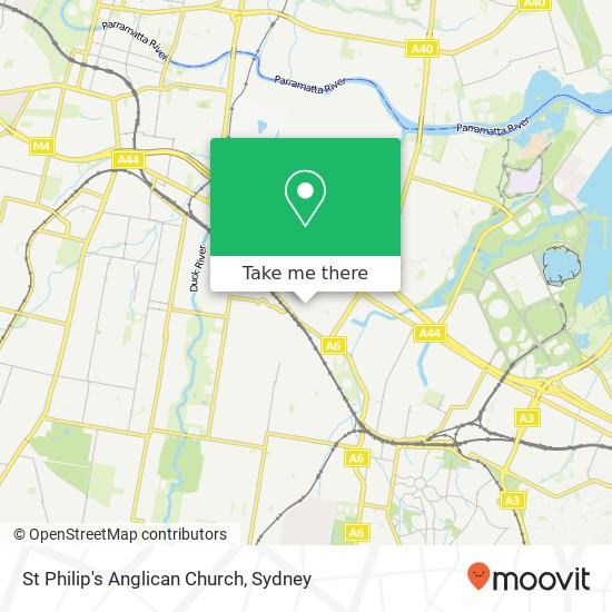 St Philip's Anglican Church map