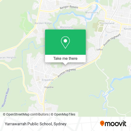 Mapa Yarrawarrah Public School