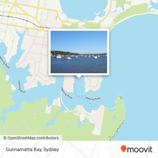 Mapa Gunnamatta Bay