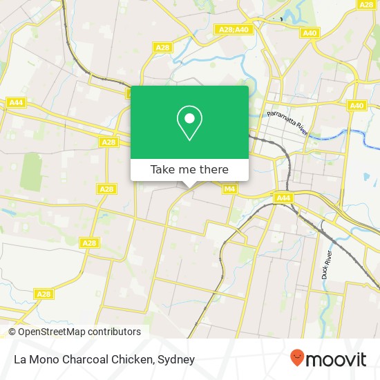 La Mono Charcoal Chicken map