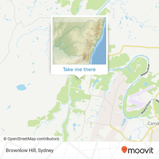 Mapa Brownlow Hill