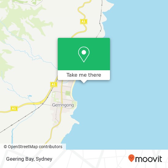 Geering Bay map