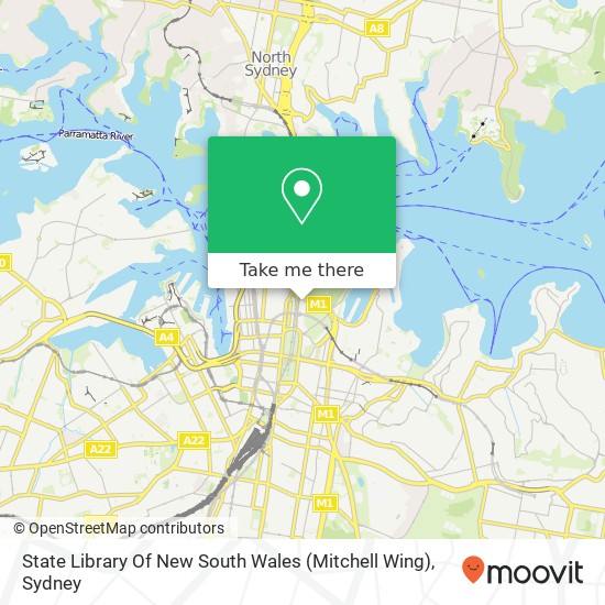 State Library Of New South Wales (Mitchell Wing) map