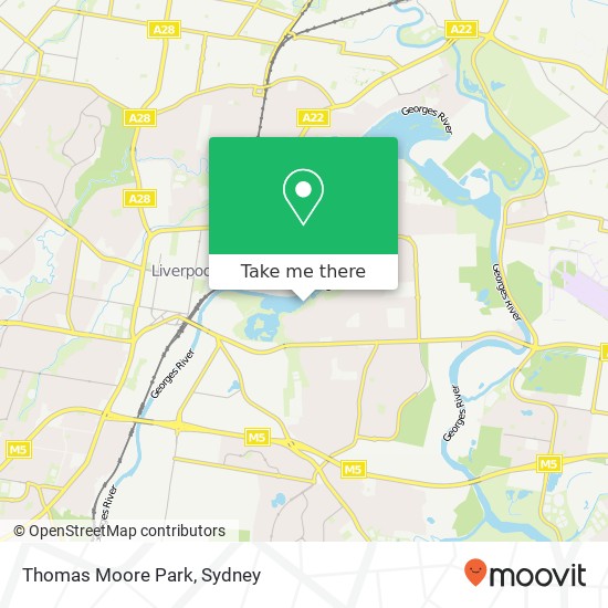 Thomas Moore Park map
