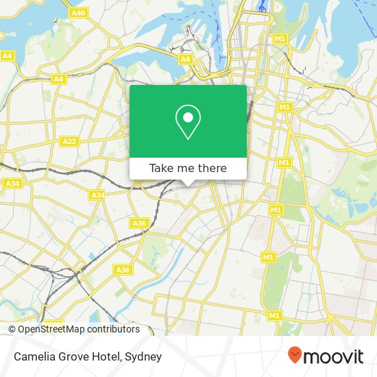 Camelia Grove Hotel map