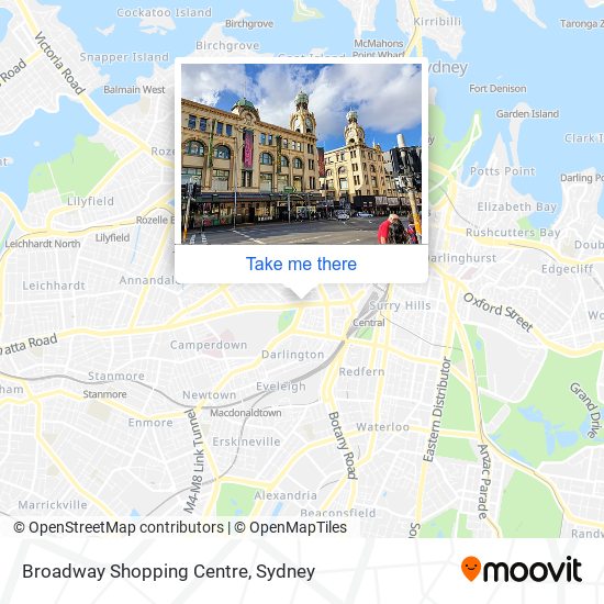 Broadway Shopping Centre map