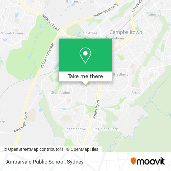 Ambarvale Public School map