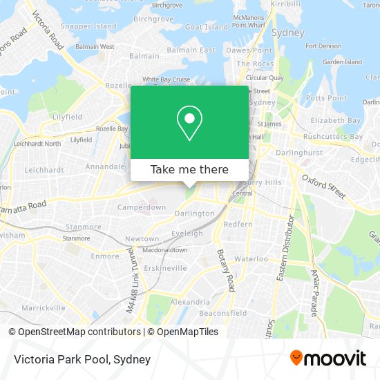 Mapa Victoria Park Pool