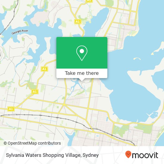 Mapa Sylvania Waters Shopping Village