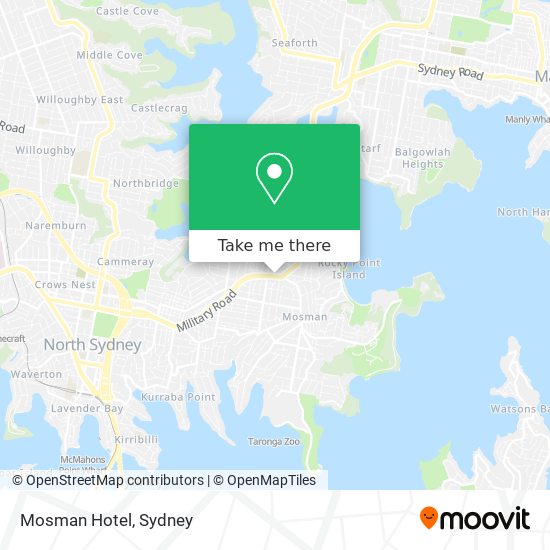 Mosman Hotel map