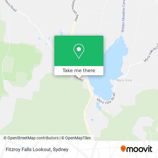 Fitzroy Falls Lookout map