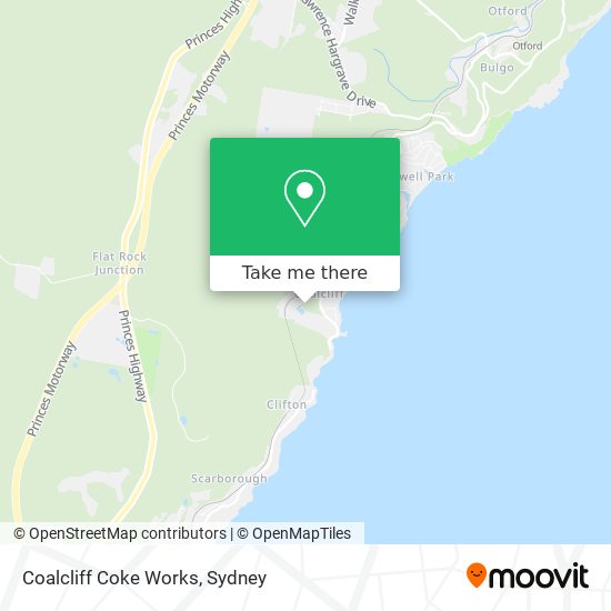 Mapa Coalcliff Coke Works
