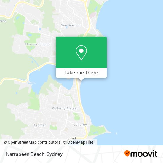 Narrabeen Beach map