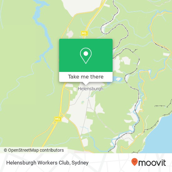 Helensburgh Workers Club map