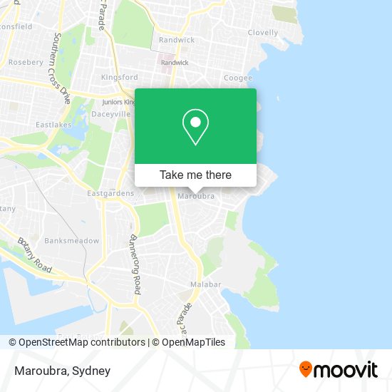 Maroubra map