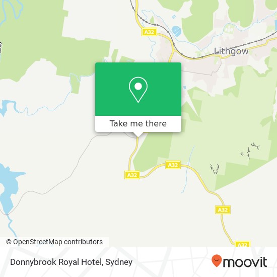 Mapa Donnybrook Royal Hotel