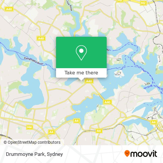 Drummoyne Park map