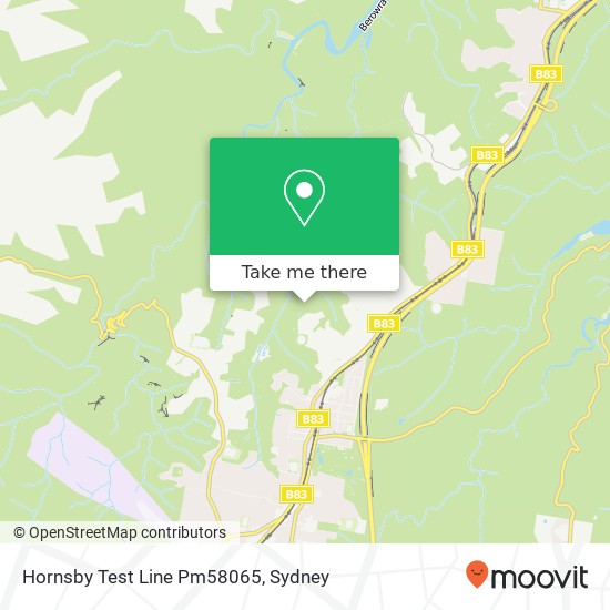 Hornsby Test Line Pm58065 map