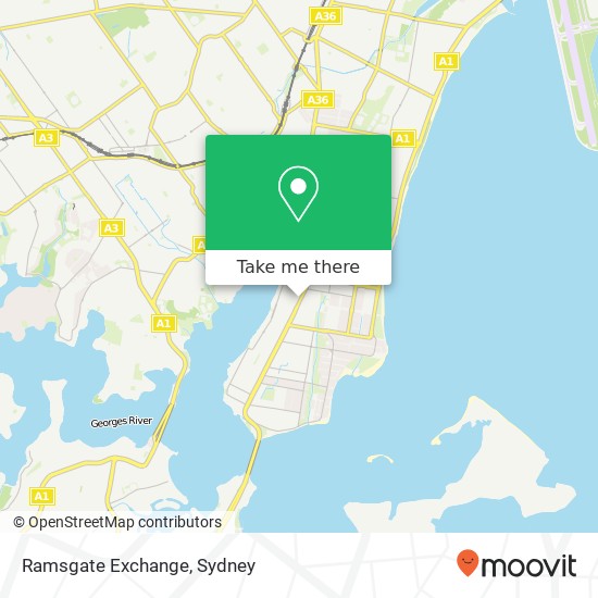 Ramsgate Exchange map