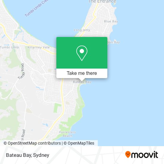 Bateau Bay map