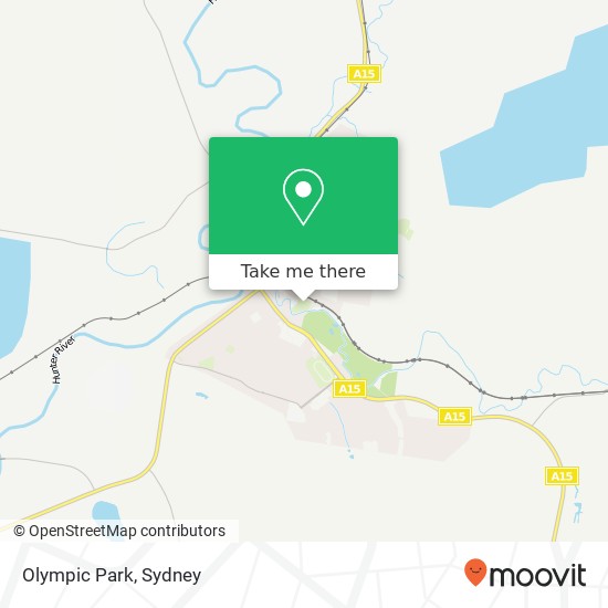 Mapa Olympic Park