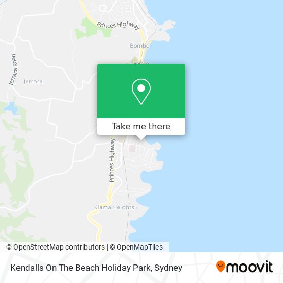 Kendalls On The Beach Holiday Park map