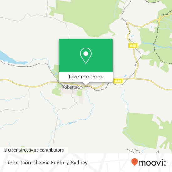 Robertson Cheese Factory map