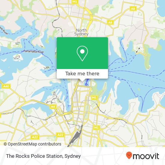 The Rocks Police Station map