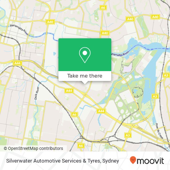 Silverwater Automotive Services & Tyres map