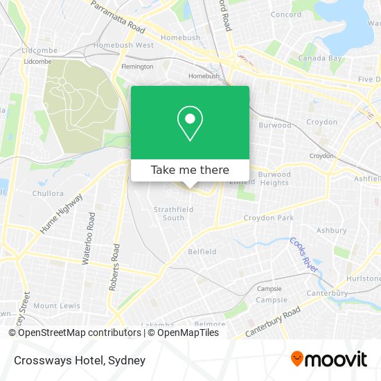 Crossways Hotel map