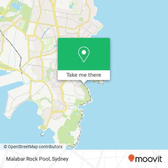 Malabar Rock Pool map