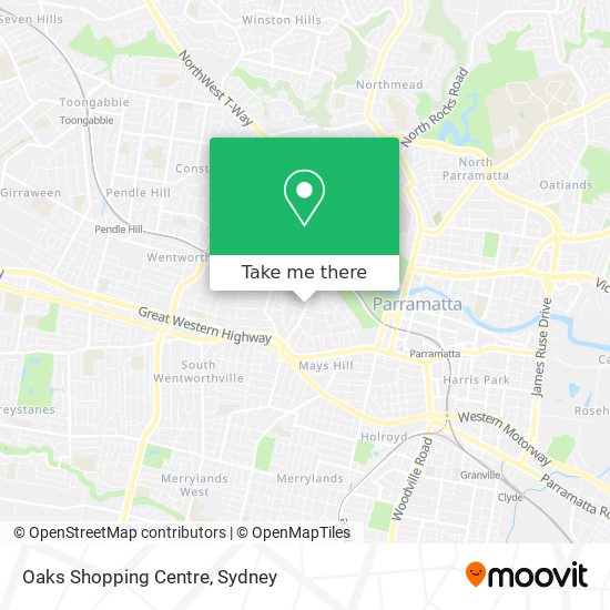 Oaks Shopping Centre map