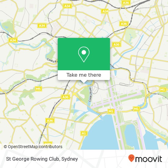 St George Rowing Club map