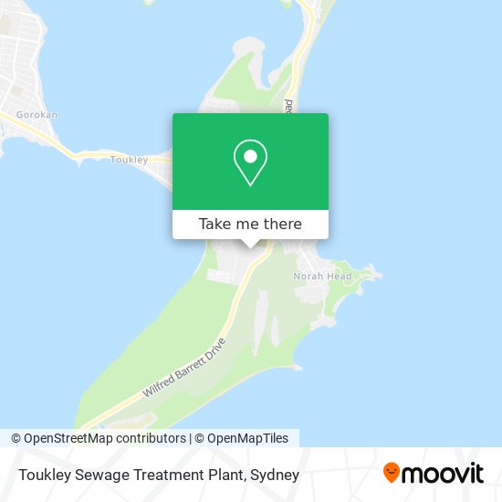 Toukley Sewage Treatment Plant map
