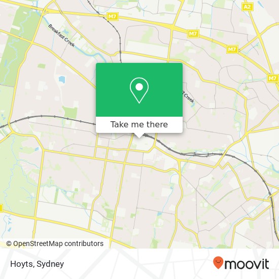 Hoyts map