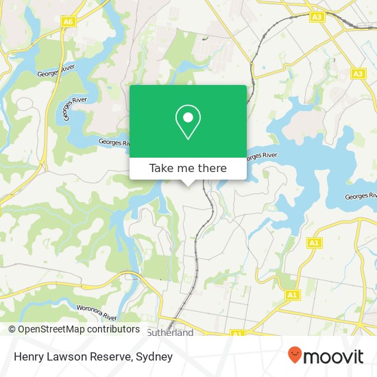 Henry Lawson Reserve map