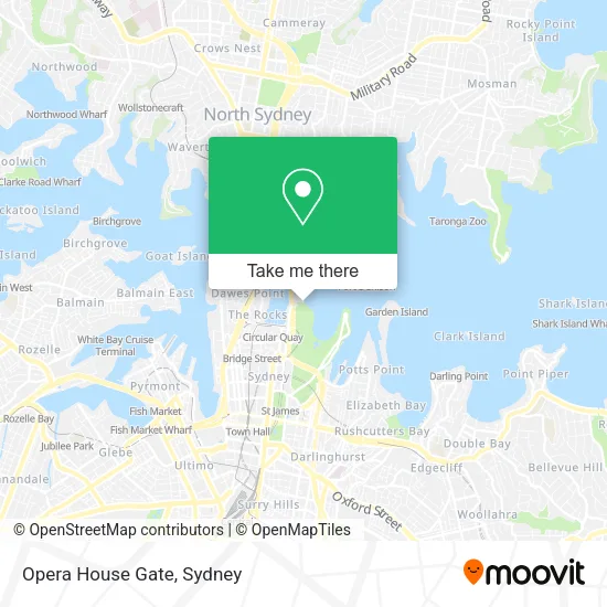 Opera House Gate map