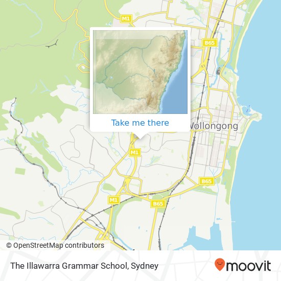 The Illawarra Grammar School‎ map
