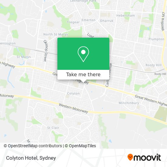 Mapa Colyton Hotel