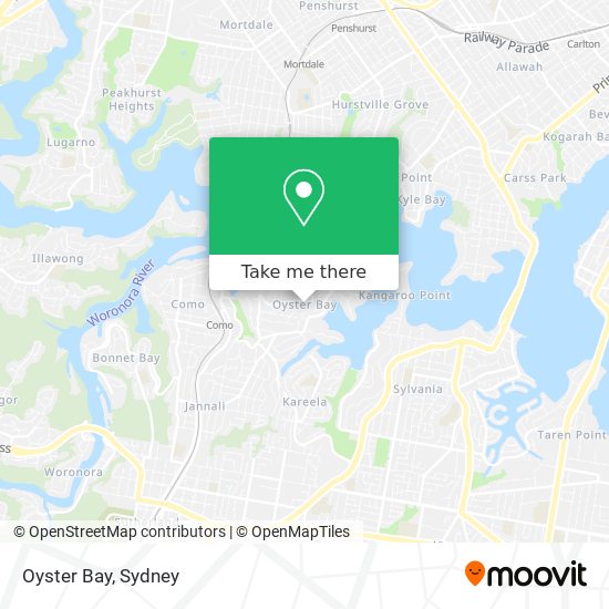 Mapa Oyster Bay